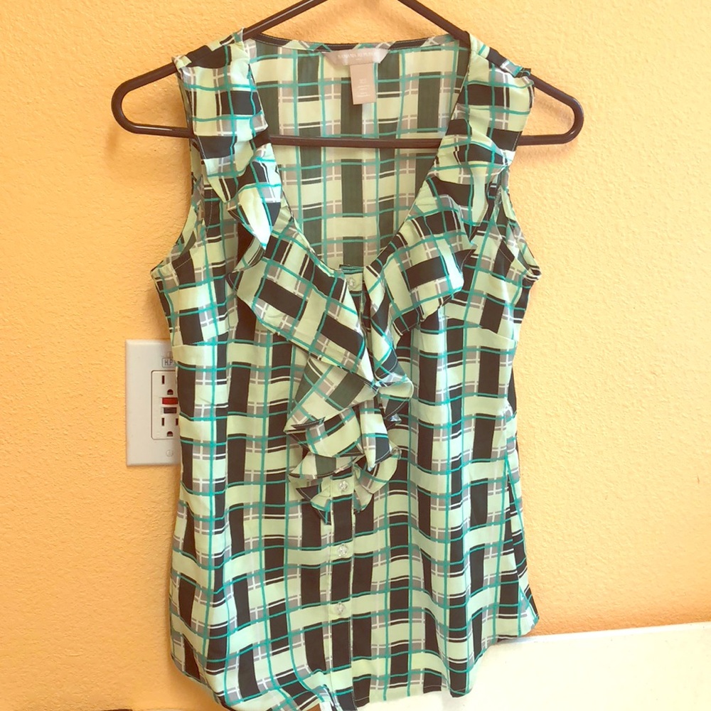Banana republic sleeveless blouse